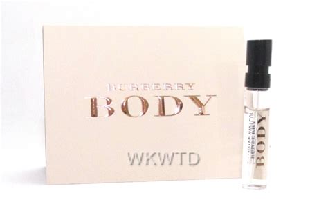 free Burberry body perfume samples